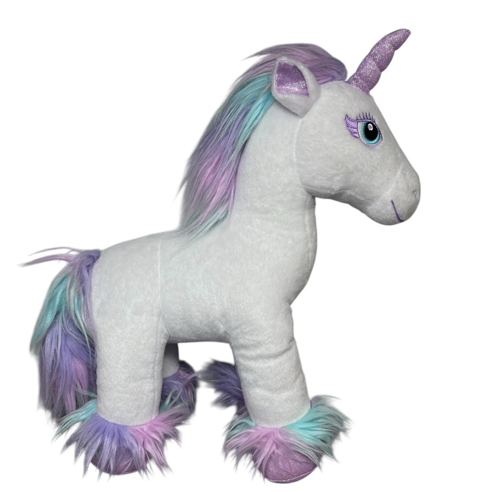 Teal Eyes Build A Bear Enchanted Unicorn Fairy Friend 2020 Butterfly Foot 16" - Picture 4 of 15